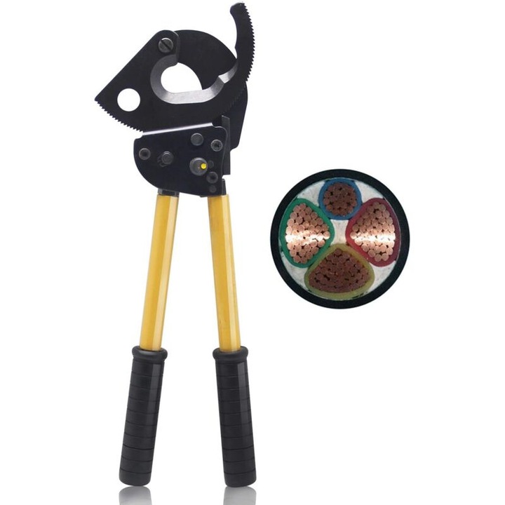 Cleste de taiat cabluri 400mm ergonomic usor, 360mm