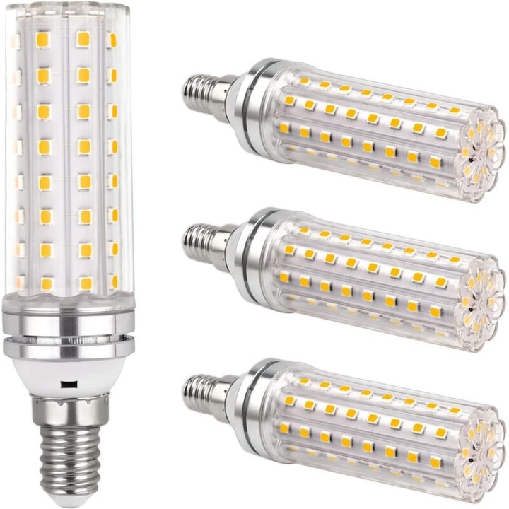 Bec LED E14 12W 3000K Alb Cald 1200lm 30x6cm
