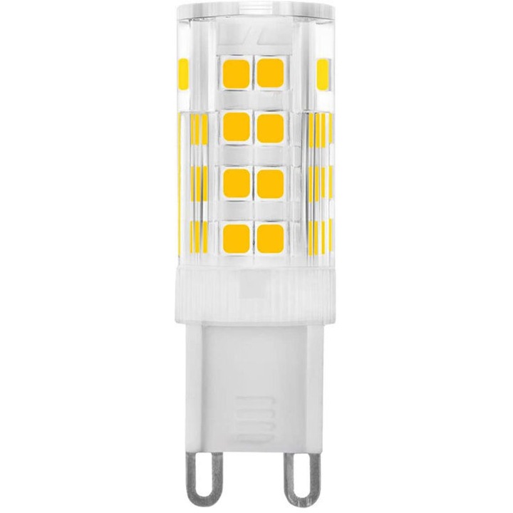 LED G9 Izzó 5W 3000K meleg fehér 15x50mm 5 db-os szett