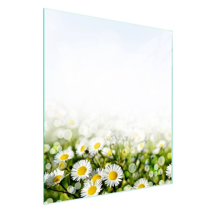 Placa sticla protectie bucatarie TMK ArtDeko 45x52cm multicolor