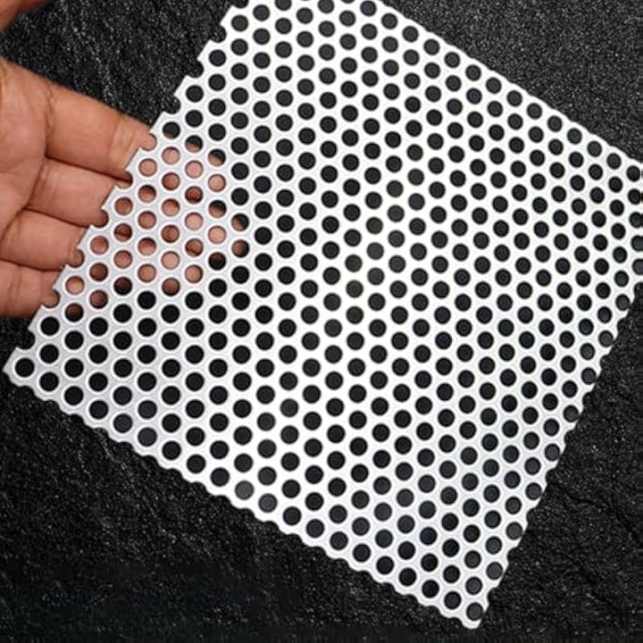 Négyzet alakú lefolyófedél 304 rozsdamentes acél 30x30cm korrózióálló