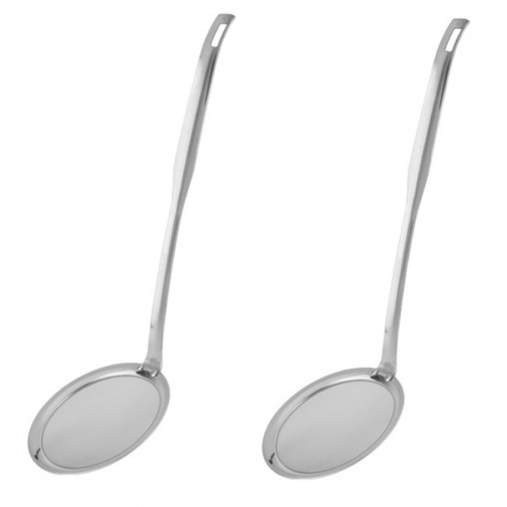 Set 2 spumiere Raki 10cm, inox