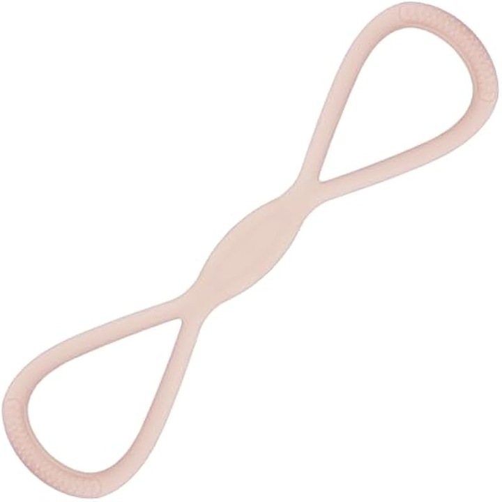 Női ellenállási szalag, 8-as forma, szilikon, rózsaszín, egy méret