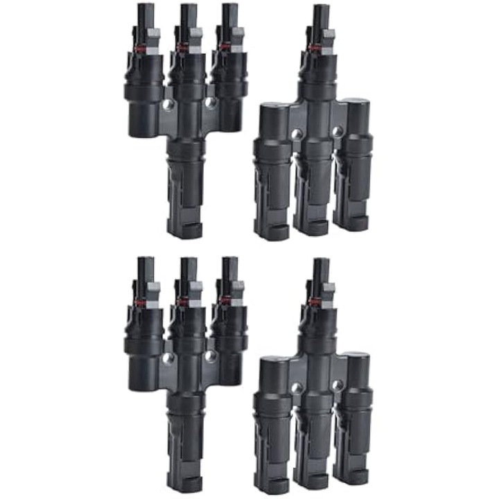 Conectori panou solar set 2 buc, capacitate mare curent, rezistenta IP67, paralel, dimensiuni standard
