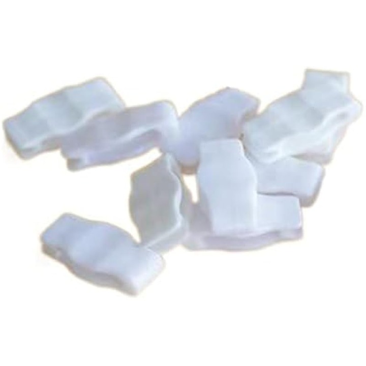 10 db műanyag klipsz készlet vákuumzacskók lezárásához 3.5x1.5cm