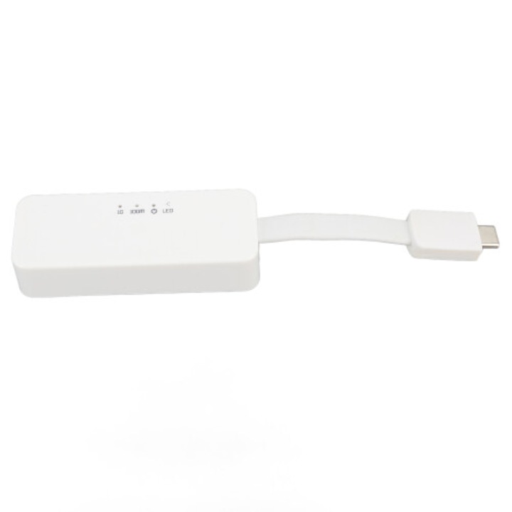 USB-C – Ethernet RJ45 Gigabit adapter 70x22x16mm
