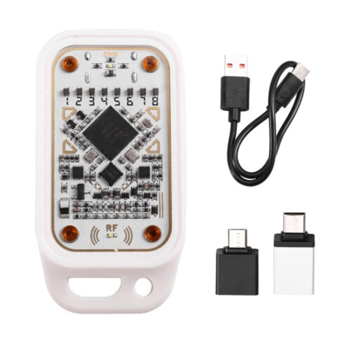 RFID NFC olvasó-író 125 KHz 13.56 MHz Akril Chameleon V3.0