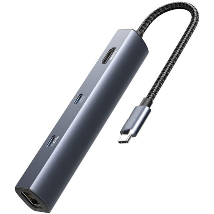 Hub incarcare 100W PD, USB 3.0