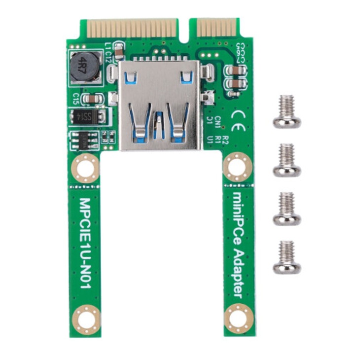 MSATA USB 2.0 átalakító adapter, Mini PCI-E bővítmény, többszínű