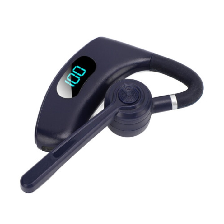 Vezeték nélküli Bluetooth 5.2 fülhallgató, kék, 300mAh