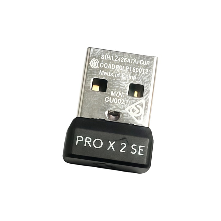 Vezeték nélküli egér adapter vevőegység gaminghez, fekete, 1.8cm