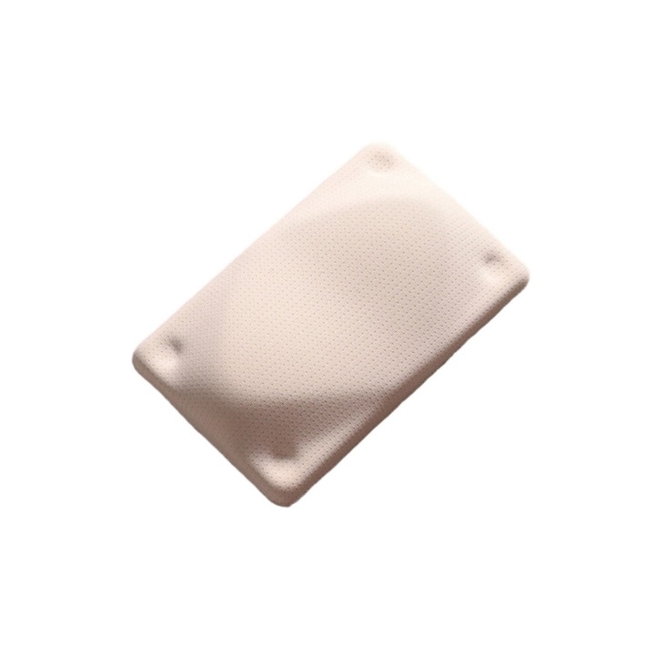 Ergonomikus csuklótámasz, szilikon, fehér, 14x8x1.8cm