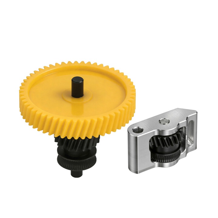 Set roti dintate (pinioane) pentru extruder P2S, otel calit, rezistent la uzura, compatibil ABS/PETG/PP, 26 mm, Multicolor, 1 set