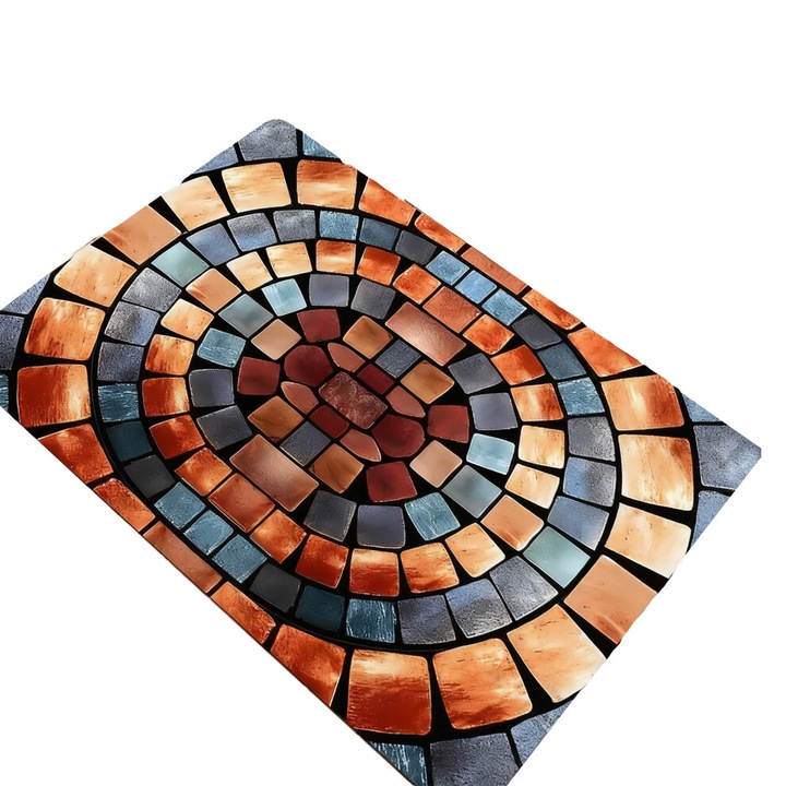 3D bejárati szőnyeg, nedvszívó, csúszásgátló, 40x60cm, többszínű