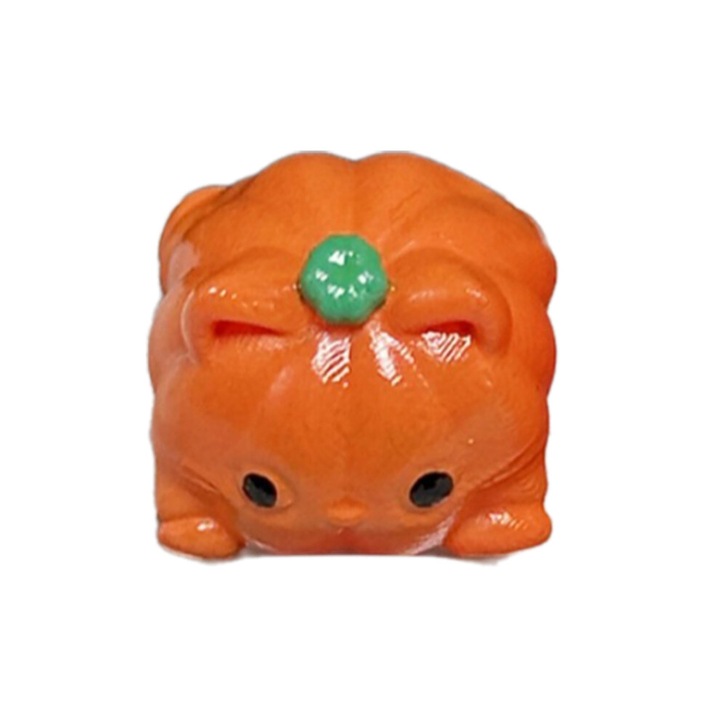 3D gyanta billentyűzet sapka, tök macska, ergonomikus, narancssárga, 1.8x1.9x1.35cm
