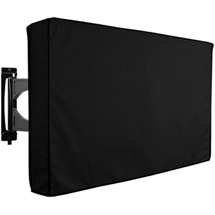 Husa protectie TV exterior 37x5x24cm negru impermeabila rezistenta