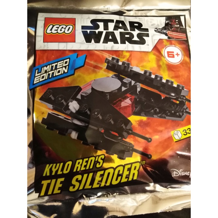 Set constructie LEGO Star Wars Kylo Ren Tie Silencer multicolor 3x10x15cm