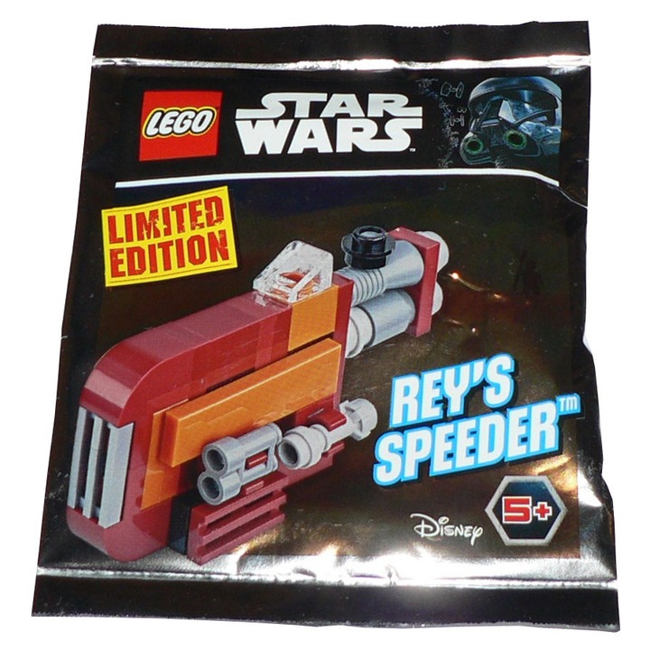Комплект за конструиране LEGO Star Wars Спийдърът на Рей, многоцветен, 3x10x15см