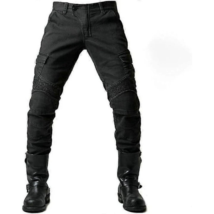 Pantaloni moto barbati, kevlar, protectie sold, XL