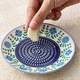 Bol ceramic multifunctional pentru usturoi si condimente, 11.7x11.7x1.7cm