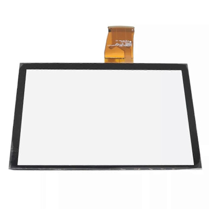 8.4 hüvelykes érintőképernyős LCD monitor, fém és üveg, fekete