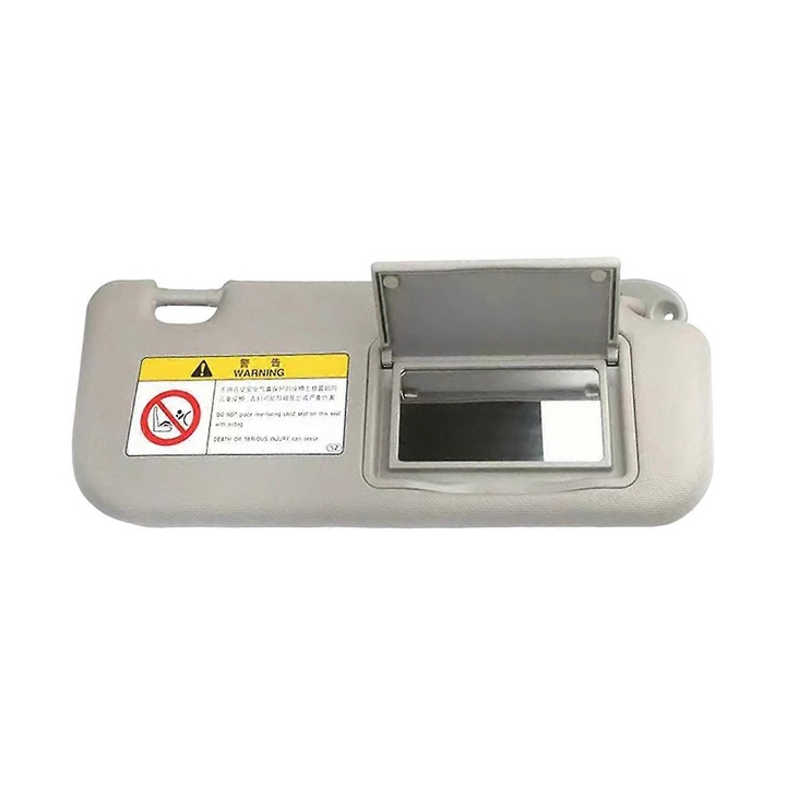 Parasolar auto, 35x14.5cm, bej sau gri, reglabil, cu izolatie termica detasabila