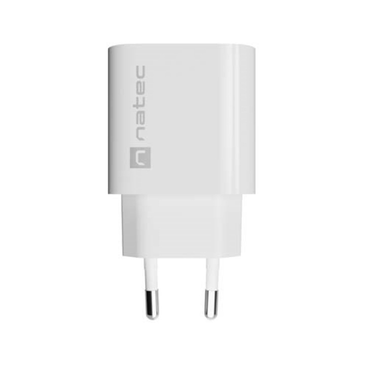 Incarcator Natec RIBERA 1X USB-A 18W Alb