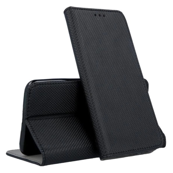 Husa protectie Tip Carte, Mat-Tech compatibila cu Samsung Galaxy S26 Ultra, Inchidere Magnetica, Buzunar interior pentru card, Protectie Completa, Functie de Stand, Negru