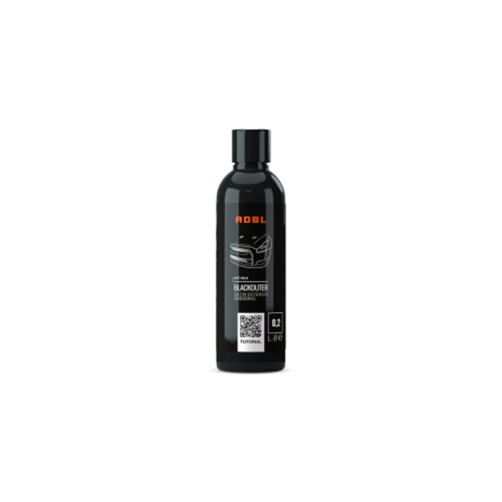 Dressing plastic exterior auto ADBL Blackouter 200ml