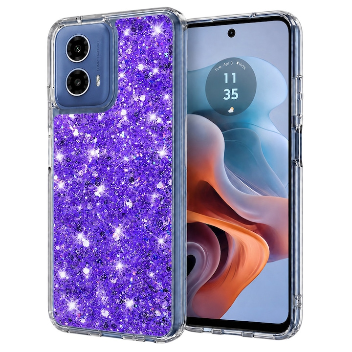 Carcasa de protectie pentru Motorola Moto G34 / Motorola Moto G45, mov