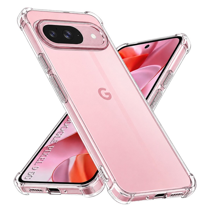 Carcasa de protectie pentru Google Pixel 9, transparenta