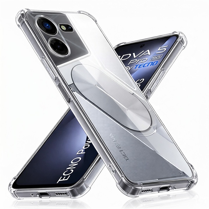 Carcasa de protectie pentru Tecno Pova 5 Pro, transparenta