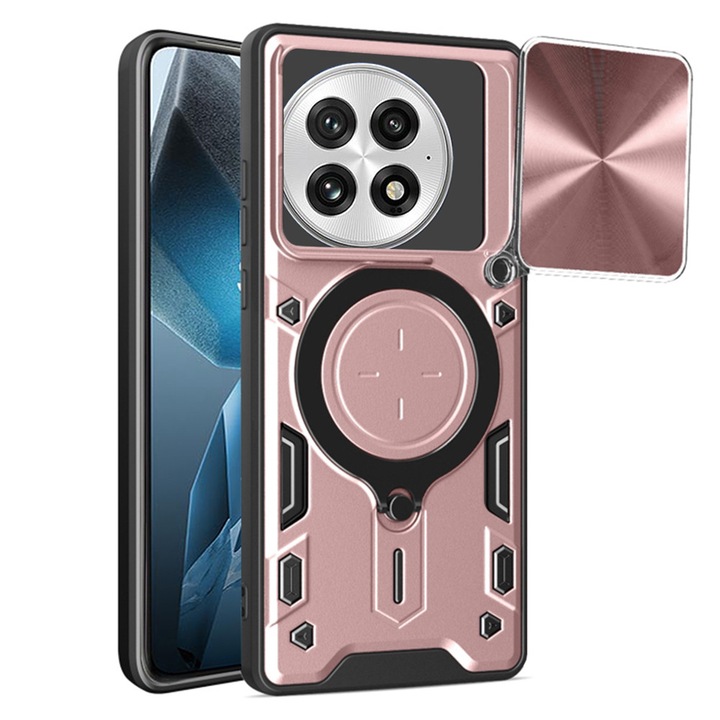 Carcasa de protectie pentru OnePlus 13, roz auriu