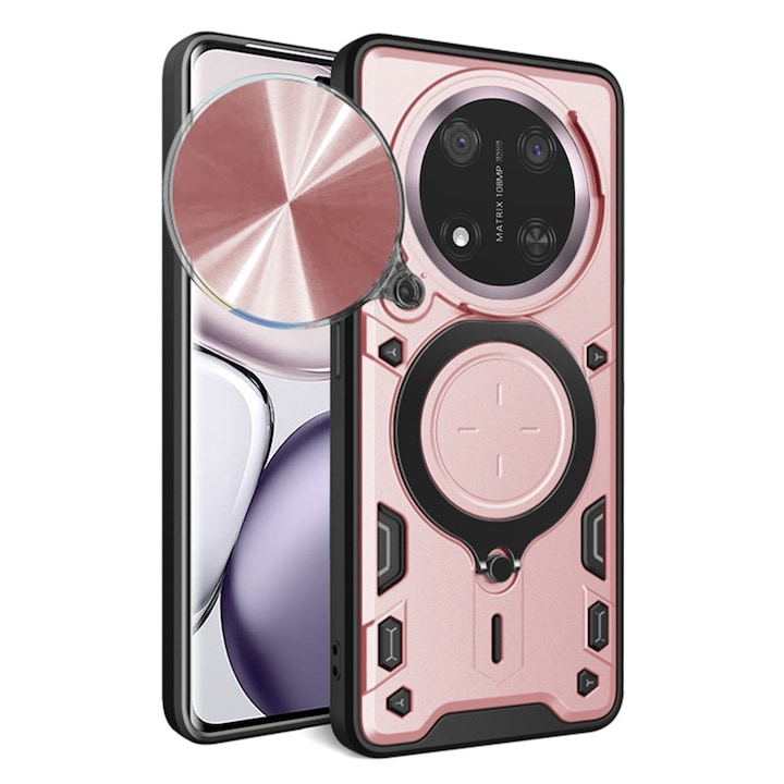 Carcasa de protectie pentru Honor X9c / Honor Magic7 Lite, roz auriu