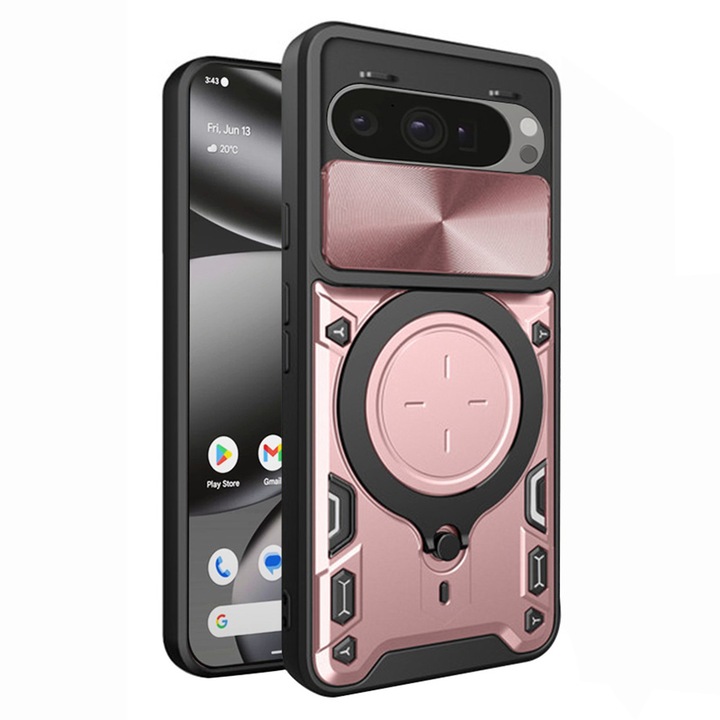 Carcasa de protectie pentru Google Pixel 10 Pro XL, roz auriu