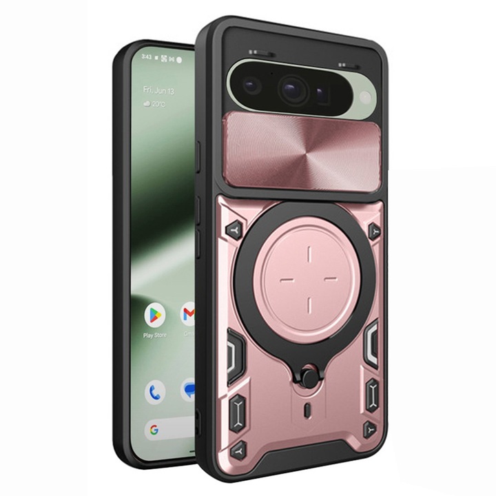 Carcasa de protectie pentru Google Pixel 10 / Google Pixel 10 Pro, roz auriu