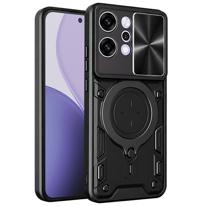 Carcasa de protectie pentru Oppo Reno14 Pro, negru