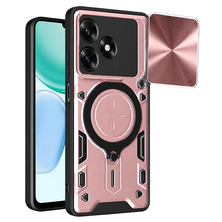 Carcasa de protectie pentru Honor X5c Plus, roz auriu