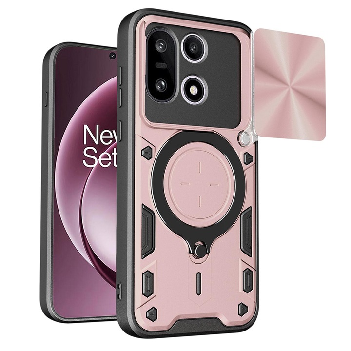 Carcasa de protectie pentru OnePlus 15, roz auriu
