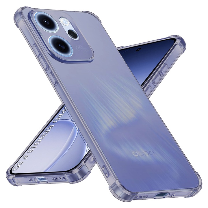 Carcasa de protectie pentru Oppo Reno15 F / Oppo Reno15 FS 5G, fumuriu