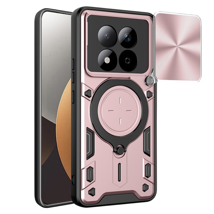 Carcasa de protectie pentru Xiaomi Redmi Note 15 Pro 5G, roz auriu