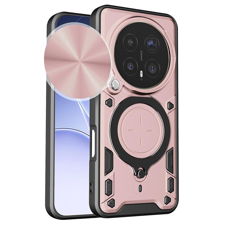 Carcasa de protectie pentru Honor Magic8 Pro, roz auriu