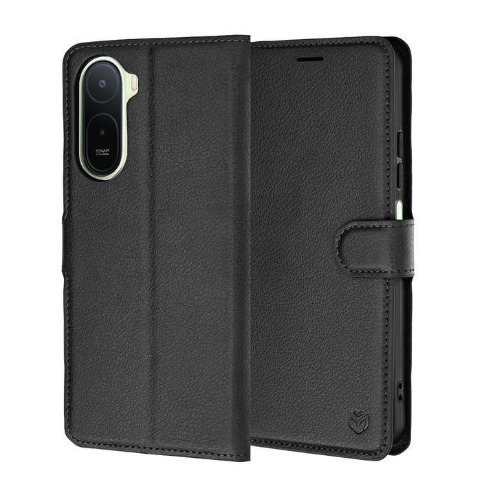 Techsuit - Leather Folio - Xiaomi Redmi A7 Pro 4G - Black