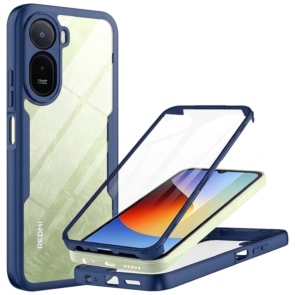 Husa 360° Xiaomi Redmi A7 Pro 4G Techsuit ColorVerse, albastru