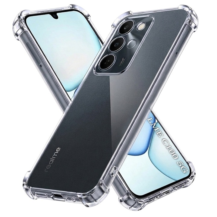 Carcasa de protectie pentru Realme C100 5G, transparenta
