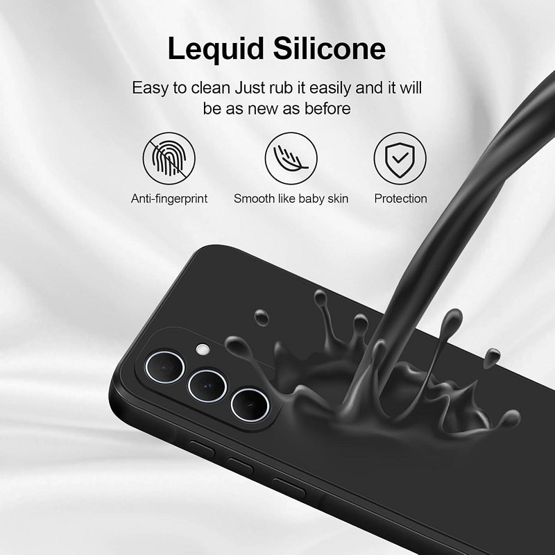 Husa pentru Samsung Galaxy S25 OEMG® Silicon case, protectie militara, interior din microfibra-negru
