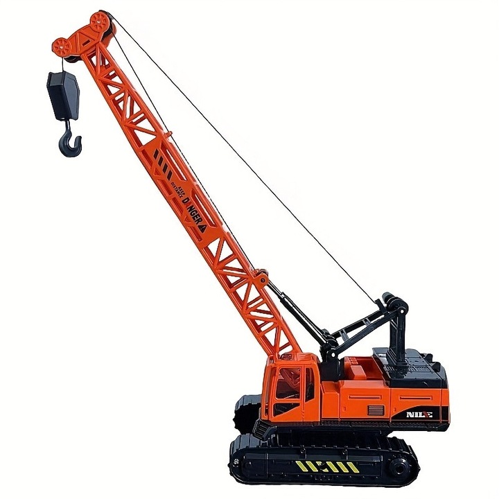 Macara de Jucarie cu Gheara, Excavator Macara Copii, Vehicul Constructii 33 cm