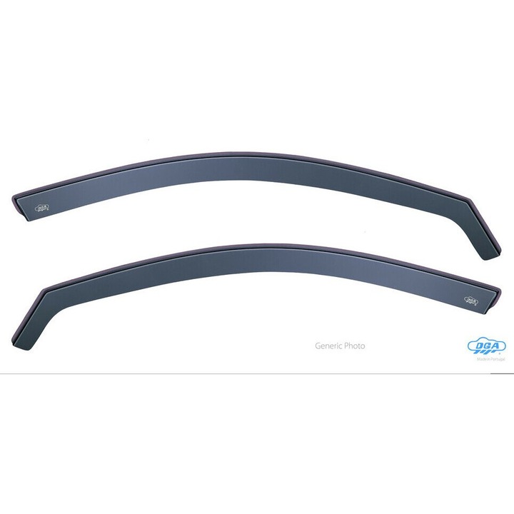 Set 2 deflectoare geam DGA Ford Fusion 5D acrilic transparent 2002-2012