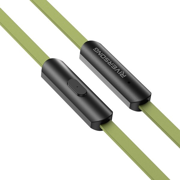 Casti in-ear Riversong Spirit M1, verde, jack 3.5mm, cu microfon