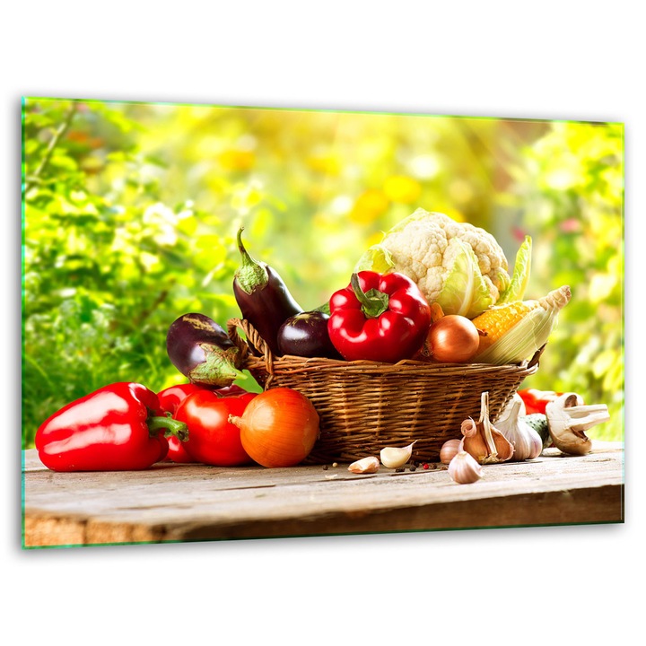 Tocator sticla TMK ArtDeko 7in1 multifunctional, 40x30cm, transparent